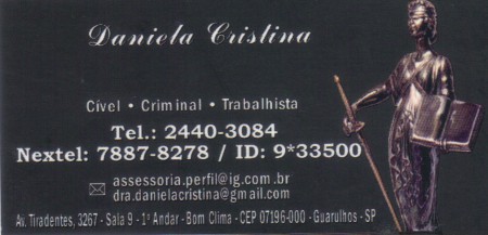 Draª Daniela Cristina